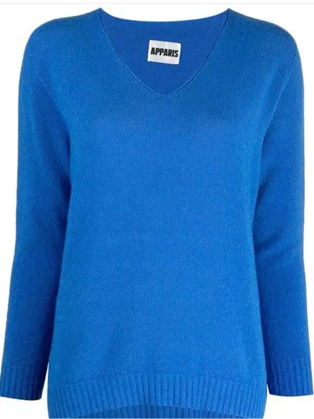 Apparis beautiful blue v neck sweater